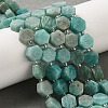 Natural Amazonite Beads Strands G-P534-A07-02-2