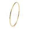 Ion Plating(IP) 304 Stainless Steel Simple Plain Bangle for Women BJEW-F461-01I-G-2