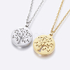 304 Stainless Steel Pendant Necklaces NJEW-F215-61-1