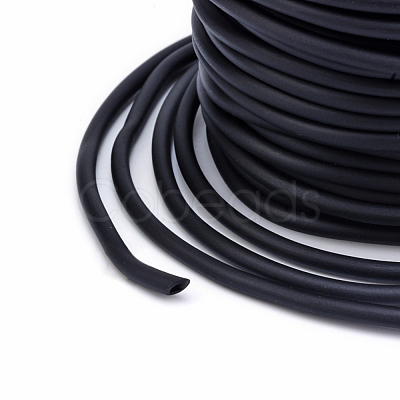 Hollow Pipe PVC Tubular Synthetic Rubber Cord RCOR-R007-3mm-09-1