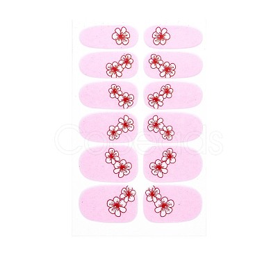 Flower Series Full Cover Nail Decal Stickers MRMJ-T109-WSZ465-1