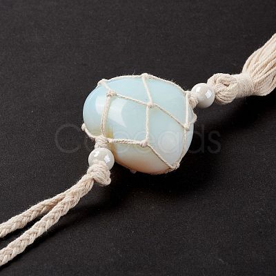 Opalite Pendant Decorations HJEW-E579-01H-1