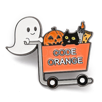 Halloween Alloy Enamel Pin Brooch JEWB-S013-17-1