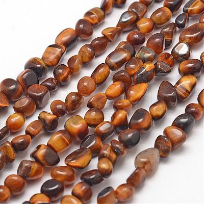 Natural Tiger Eye Beads Strands G-F465-04-1