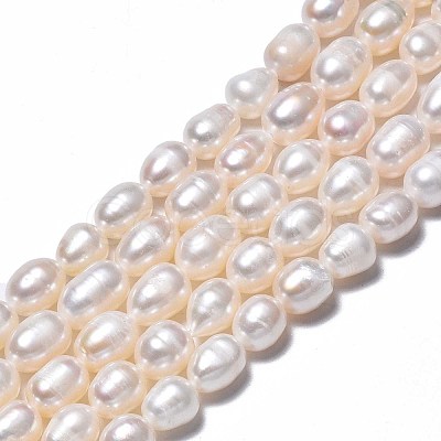 Natural Cultured Freshwater Pearl Beads Strands X-PEAR-N012-07B-1