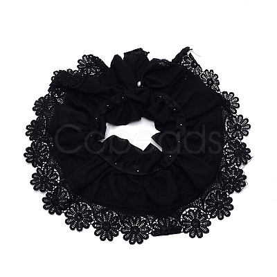 Embroidered Floral Chiffon Collar DIY-WH0265-12-1