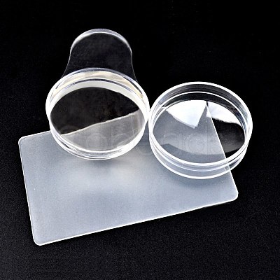 Silicone Head Nail Art Seal Stamp MRMJ-G006-04-1