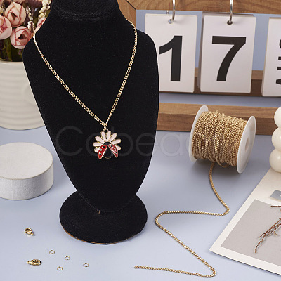 Pandahall DIY Chain Bracelet Necklace Making Kit CHC-TA0001-06-1