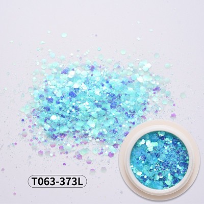 Shiny Nail Art Glitter Flakes MRMJ-T063-373L-1