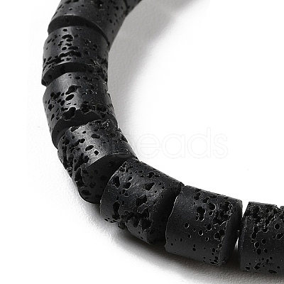 Synthetic Lava Rock Dyed Beads Strands G-H311-05B-11-1