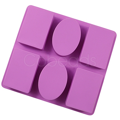 6 Cavities Food Grade Silicone Soap Molds PW-WGF9BFF-01-1