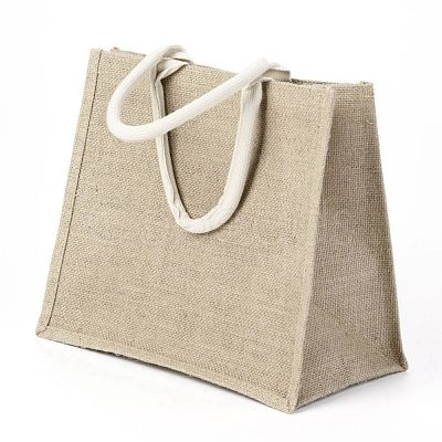 Jute Portable Shopping Bag ABAG-O004-02D-1