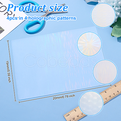 Olycraft 4Pcs 4 Styles Silicone Pads FIND-OC0003-04-1