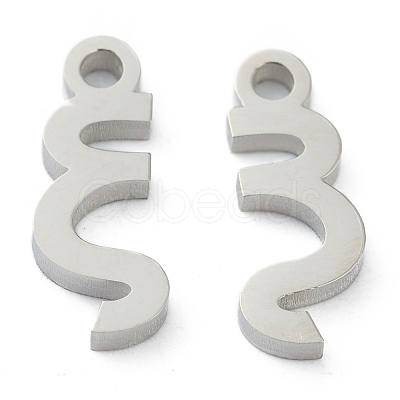 Non-Tarnish 304 Stainless Steel Charms STAS-G244-01X-1