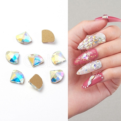 Glass Rhinestone Nail Art Decoration Accessories MRMJ-S035-04C-1