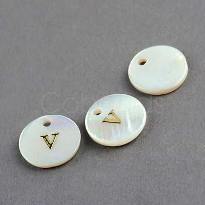 Freshwater Shell Pendants SSHEL-S249-V-1