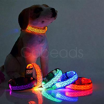 Adjustable Polyester LED Dog Collar MP-H001-A11-1