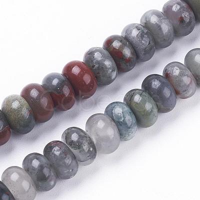 Natural Bloodstone Beads Strands G-F520-07-1