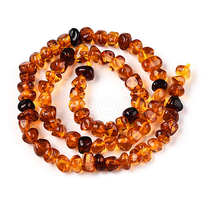 Natural Amber Beads Strands G-T138-235C-1