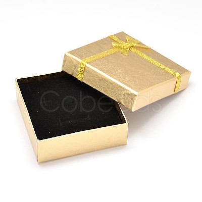 Square Cardboard Jewelry Boxes CBOX-L001-09-1