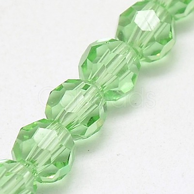 Glass Beads Strands EGLA-J042-6mm-01-1