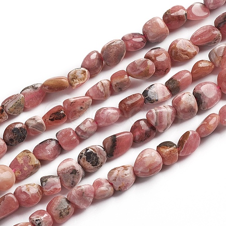 Natural Rhodonite Beads Strands X-G-D0002-B23-1