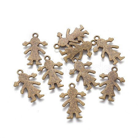 Tibetan Style Alloy Pendants X-TIBEP-A12532-AB-NR-1