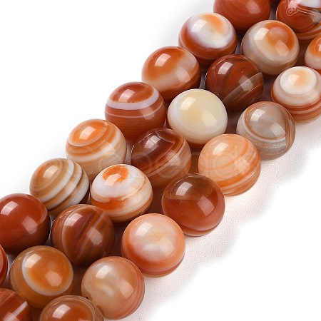 Natural Eye Agate Beads Strands G-NH0019-F03-02-1