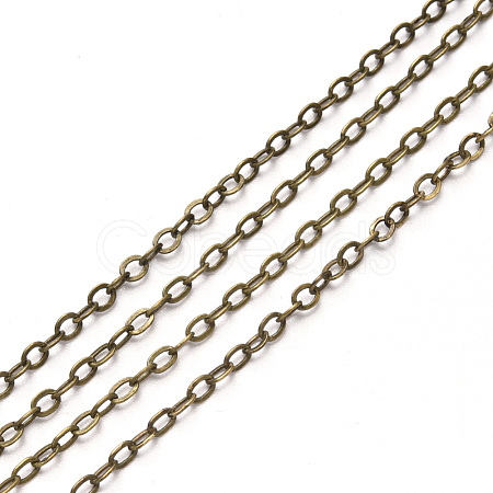 Brass Cable Chains CHC-T008-06C-AB-1