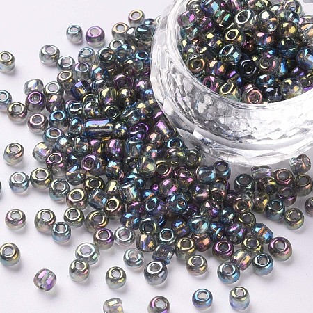 6/0 Round Glass Seed Beads SEED-US0003-4mm-172-1