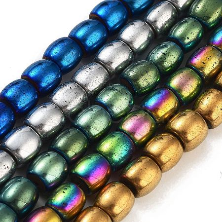 Synthetic Magnetic Hematite Beads Strands G-P545-H01-01-1