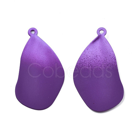 Spray Painted Iron Pendants IFIN-N008-026B-1