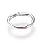 Iron Jump Rings, Oval, Open Jump Rings, Silver Color Plated, 6.5x4.5x0.7mm, Inner Diameter: 3x4mm, 300pcs/bag