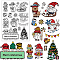 PVC Plastic Stamps, for DIY Scrapbooking, Photo Album Decorative, Cards Making, Stamp Sheets, Santa Claus, 16x11x0.3cm