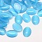 Cat Eye Cabochons, Oval, Light Sky Blue, 25x18x3.5mm