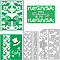 2Pcs 2 Styles Carbon Steel Cutting Dies Stencils, for DIY Scrapbooking, Photo Album, Decorative Embossing Paper Card, Stainless Steel Color, Shamrock & Leprechaun Top Hat, Saint Patrick's Day Themed Pattern, 15.1~15.9x8~10.8x0.08cm, 1pc/style