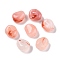 Opaque Acrylic Beads, Nuggets, Light Coral, 12x10.5x7.5mm, Hole: 1.6mm, about 760pcs/500g