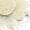 Baking Paint Glass Seed Beads, Peanut, Beige, 6x3.5x3mm, Hole: 1mm, about 4500pcs/pound