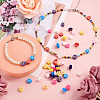 Fashewelry 200Pcs 8 Colors Handmade Polymer Clay Beads CLAY-FW0001-03-18