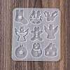 Christmas Pendants DIY Silicone Mold DIY-K073-19D-2