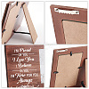 MDF Wood Photo Frames DIY-WH0231-078-4