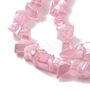 Spray Painted Glass Beads Strands GLAA-P062-C02-3