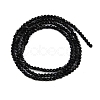 Natural Black Onyx Beads Strands G-A129-2mm-25-A-5