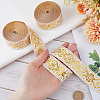 Gorgecraft Ethnic Style Polyester Silk Grosgrain Ribbon OCOR-GF0003-67A-3