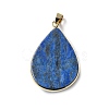 Natural Lapis Lazuli Dyed Pendants G-R486-03G-B-3