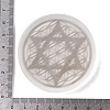 Flat Round Natural Selenite Slice Coasters DJEW-C015-02I-3