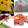 Cake Shape DIY 5D Diamond Painting Keychain DIY-WH0161-94-7