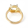 Adjustable Brass Finger Ring Components KK-L193-02G-3