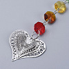 Chandelier Suncatchers Prisms Octogon Glass Hanging Pendant AJEW-G025-C06-2