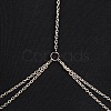 Double Layer Chain Body Necklace for Sexy Women NJEW-C00002-02-2